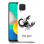 עקרב כיסוי מגן קשיח בעיצוב אישי עם השם שלך ל Samsung Galaxy M32 יחידה אחת סקרין מובייל
