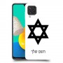 מגן דוד - ישראל כיסוי מגן קשיח בעיצוב אישי עם השם שלך ל Samsung Galaxy M32 יחידה אחת סקרין מובייל