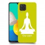 יוגה כיסוי מגן קשיח בעיצוב אישי עם השם שלך ל Samsung Galaxy M32 יחידה אחת סקרין מובייל