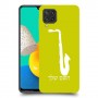 סקספון כיסוי מגן קשיח בעיצוב אישי עם השם שלך ל Samsung Galaxy M32 יחידה אחת סקרין מובייל
