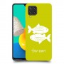 דגים כיסוי מגן קשיח בעיצוב אישי עם השם שלך ל Samsung Galaxy M32 יחידה אחת סקרין מובייל