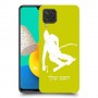 סקִי כיסוי מגן קשיח בעיצוב אישי עם השם שלך ל Samsung Galaxy M32 יחידה אחת סקרין מובייל