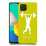 הרמת משקולות כיסוי מגן קשיח בעיצוב אישי עם השם שלך ל Samsung Galaxy M32 יחידה אחת סקרין מובייל