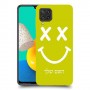 סמיילי כיסוי מגן קשיח בעיצוב אישי עם השם שלך ל Samsung Galaxy M32 יחידה אחת סקרין מובייל