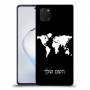 מפת העולם כיסוי מגן קשיח בעיצוב אישי עם השם שלך ל Samsung Galaxy Note10 Lite יחידה אחת סקרין מובייל