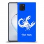 עקרב כיסוי מגן קשיח בעיצוב אישי עם השם שלך ל Samsung Galaxy Note10 Lite יחידה אחת סקרין מובייל