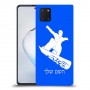 סנובורד כיסוי מגן קשיח בעיצוב אישי עם השם שלך ל Samsung Galaxy Note10 Lite יחידה אחת סקרין מובייל