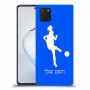 כדורגל - אישה כיסוי מגן קשיח בעיצוב אישי עם השם שלך ל Samsung Galaxy Note10 Lite יחידה אחת סקרין מובייל