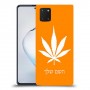 עלה מריחואנה כיסוי מגן קשיח בעיצוב אישי עם השם שלך ל Samsung Galaxy Note10 Lite יחידה אחת סקרין מובייל