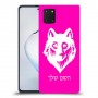 זאב כיסוי מגן קשיח בעיצוב אישי עם השם שלך ל Samsung Galaxy Note10 Lite יחידה אחת סקרין מובייל