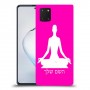 יוגה כיסוי מגן קשיח בעיצוב אישי עם השם שלך ל Samsung Galaxy Note10 Lite יחידה אחת סקרין מובייל