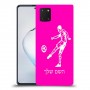שחקן כדורגל כיסוי מגן קשיח בעיצוב אישי עם השם שלך ל Samsung Galaxy Note10 Lite יחידה אחת סקרין מובייל
