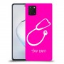רופא סטטוסקופ כיסוי מגן קשיח בעיצוב אישי עם השם שלך ל Samsung Galaxy Note10 Lite יחידה אחת סקרין מובייל