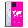 מפת העולם כיסוי מגן קשיח בעיצוב אישי עם השם שלך ל Samsung Galaxy Note10 Lite יחידה אחת סקרין מובייל