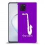 סקספון כיסוי מגן קשיח בעיצוב אישי עם השם שלך ל Samsung Galaxy Note10 Lite יחידה אחת סקרין מובייל