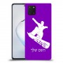 סנובורד כיסוי מגן קשיח בעיצוב אישי עם השם שלך ל Samsung Galaxy Note10 Lite יחידה אחת סקרין מובייל
