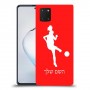 כדורגל - אישה כיסוי מגן קשיח בעיצוב אישי עם השם שלך ל Samsung Galaxy Note10 Lite יחידה אחת סקרין מובייל