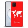 מפת העולם כיסוי מגן קשיח בעיצוב אישי עם השם שלך ל Samsung Galaxy Note10 Lite יחידה אחת סקרין מובייל