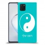 סמל יינג יאנג - סין כיסוי מגן קשיח בעיצוב אישי עם השם שלך ל Samsung Galaxy Note10 Lite יחידה אחת סקרין מובייל