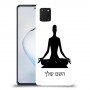 יוגה כיסוי מגן קשיח בעיצוב אישי עם השם שלך ל Samsung Galaxy Note10 Lite יחידה אחת סקרין מובייל