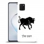 שור כיסוי מגן קשיח בעיצוב אישי עם השם שלך ל Samsung Galaxy Note10 Lite יחידה אחת סקרין מובייל