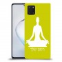 יוגה כיסוי מגן קשיח בעיצוב אישי עם השם שלך ל Samsung Galaxy Note10 Lite יחידה אחת סקרין מובייל