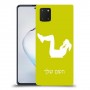 אימון ספורט - אישה כיסוי מגן קשיח בעיצוב אישי עם השם שלך ל Samsung Galaxy Note10 Lite יחידה אחת סקרין מובייל