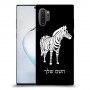 זברה כיסוי מגן קשיח בעיצוב אישי עם השם שלך ל Samsung Galaxy Note10+ 5G יחידה אחת סקרין מובייל
