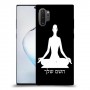 יוגה כיסוי מגן קשיח בעיצוב אישי עם השם שלך ל Samsung Galaxy Note10+ 5G יחידה אחת סקרין מובייל