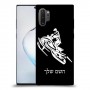 אופנוע שלג כיסוי מגן קשיח בעיצוב אישי עם השם שלך ל Samsung Galaxy Note10+ 5G יחידה אחת סקרין מובייל