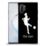 כדורגל - אישה כיסוי מגן קשיח בעיצוב אישי עם השם שלך ל Samsung Galaxy Note10+ 5G יחידה אחת סקרין מובייל