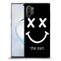 סמיילי כיסוי מגן קשיח בעיצוב אישי עם השם שלך ל Samsung Galaxy Note10+ 5G יחידה אחת סקרין מובייל