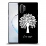 עץ כיסוי מגן קשיח בעיצוב אישי עם השם שלך ל Samsung Galaxy Note10+ 5G יחידה אחת סקרין מובייל