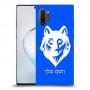 זאב כיסוי מגן קשיח בעיצוב אישי עם השם שלך ל Samsung Galaxy Note10+ 5G יחידה אחת סקרין מובייל