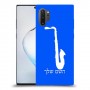 סקספון כיסוי מגן קשיח בעיצוב אישי עם השם שלך ל Samsung Galaxy Note10+ 5G יחידה אחת סקרין מובייל