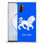 אריה כיסוי מגן קשיח בעיצוב אישי עם השם שלך ל Samsung Galaxy Note10+ 5G יחידה אחת סקרין מובייל
