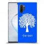 עץ כיסוי מגן קשיח בעיצוב אישי עם השם שלך ל Samsung Galaxy Note10+ 5G יחידה אחת סקרין מובייל