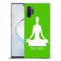 יוגה כיסוי מגן קשיח בעיצוב אישי עם השם שלך ל Samsung Galaxy Note10+ 5G יחידה אחת סקרין מובייל