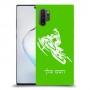 אופנוע שלג כיסוי מגן קשיח בעיצוב אישי עם השם שלך ל Samsung Galaxy Note10+ 5G יחידה אחת סקרין מובייל