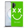 סמיילי כיסוי מגן קשיח בעיצוב אישי עם השם שלך ל Samsung Galaxy Note10+ 5G יחידה אחת סקרין מובייל