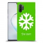 שלג כיסוי מגן קשיח בעיצוב אישי עם השם שלך ל Samsung Galaxy Note10+ 5G יחידה אחת סקרין מובייל