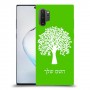 עץ כיסוי מגן קשיח בעיצוב אישי עם השם שלך ל Samsung Galaxy Note10+ 5G יחידה אחת סקרין מובייל