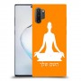 יוגה כיסוי מגן קשיח בעיצוב אישי עם השם שלך ל Samsung Galaxy Note10+ 5G יחידה אחת סקרין מובייל
