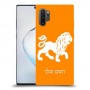 אריה כיסוי מגן קשיח בעיצוב אישי עם השם שלך ל Samsung Galaxy Note10+ 5G יחידה אחת סקרין מובייל