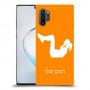 אימון ספורט - אישה כיסוי מגן קשיח בעיצוב אישי עם השם שלך ל Samsung Galaxy Note10+ 5G יחידה אחת סקרין מובייל