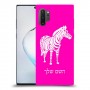 זברה כיסוי מגן קשיח בעיצוב אישי עם השם שלך ל Samsung Galaxy Note10+ 5G יחידה אחת סקרין מובייל