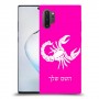 עקרב כיסוי מגן קשיח בעיצוב אישי עם השם שלך ל Samsung Galaxy Note10+ 5G יחידה אחת סקרין מובייל