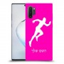 רץ כיסוי מגן קשיח בעיצוב אישי עם השם שלך ל Samsung Galaxy Note10+ 5G יחידה אחת סקרין מובייל