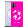 כדורגל - כדור כיסוי מגן קשיח בעיצוב אישי עם השם שלך ל Samsung Galaxy Note10+ 5G יחידה אחת סקרין מובייל