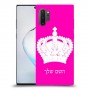כתר מלכותי כיסוי מגן קשיח בעיצוב אישי עם השם שלך ל Samsung Galaxy Note10+ 5G יחידה אחת סקרין מובייל